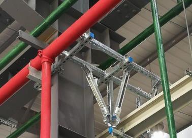 广安该抗震支架的整体式支吊架结构协调性好